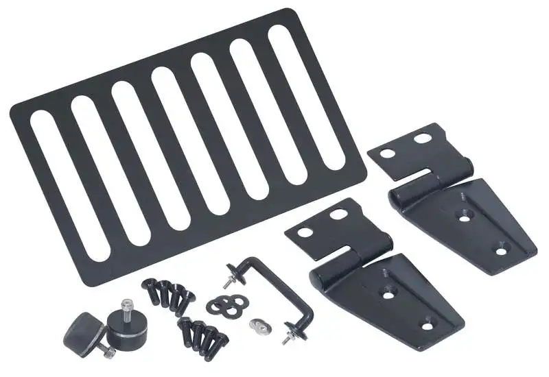Kentrol 80588WHC Jeep JK Hood Kit Without Hood Catch 07-18 Wrangler JK Textured Black Kentrol