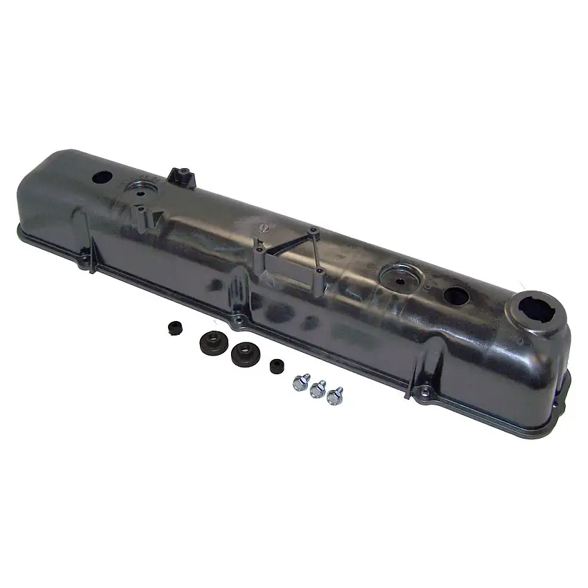 Crown Automotive Valve Cover for 81-86 Jeep Cherokee, 81-83 Jeep CJ5, 81-86 Jeep CJ7, 81-83 Jeep DJ5, 81-86 Jeep J10, 81-86 Jeep J20, 81-85 Jeep Scrambler, 81-83 Jeep Wagoneer, 84-86 Jeep Grand Wagoneer 83501398