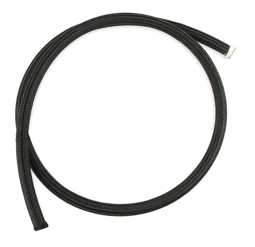 Mr. Gasket 840606 Mr. Gasket Black Nylon Braided Hose 6 AN - 6 Feet