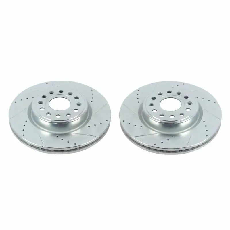 Power Stop 20-22 Ram 1500 Front Drilled & Slotted Rotor - Pair