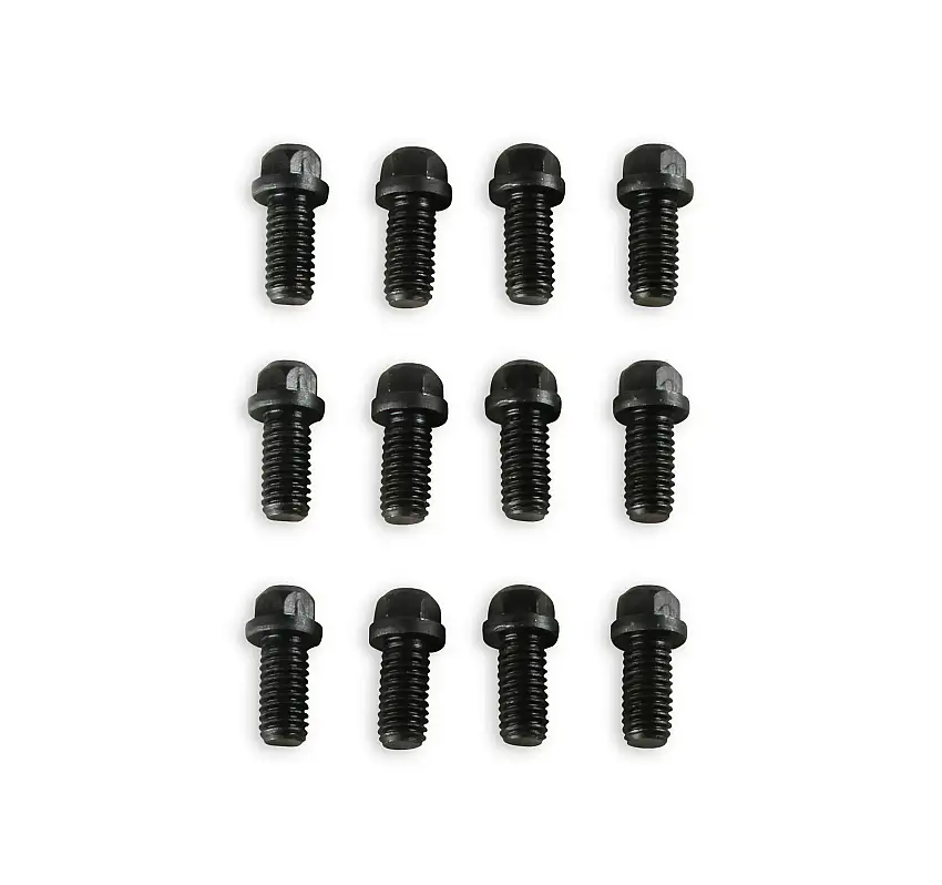 Mr. Gasket 915 Mr. Gasket Header Bolts - 3/8-16 x 3/4 Inch Hex Head - Set of 12