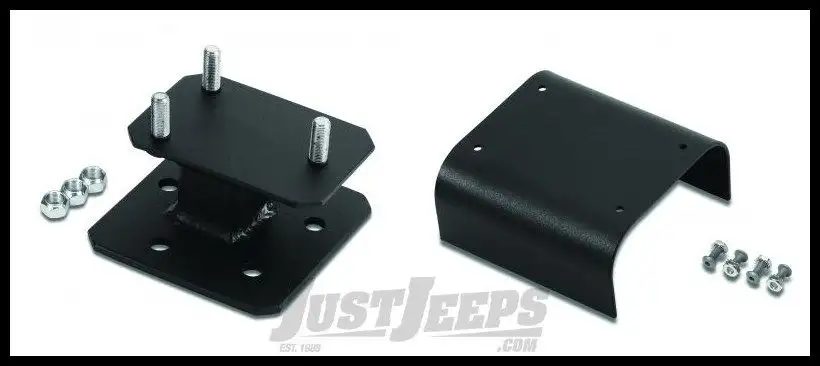 Warrior Products Spare Tire Spacer and Third Brake Light Spacer Kit For 2007-18 Jeep Wrangler JK 2 Door & Unlimited 4 Door Models 91631