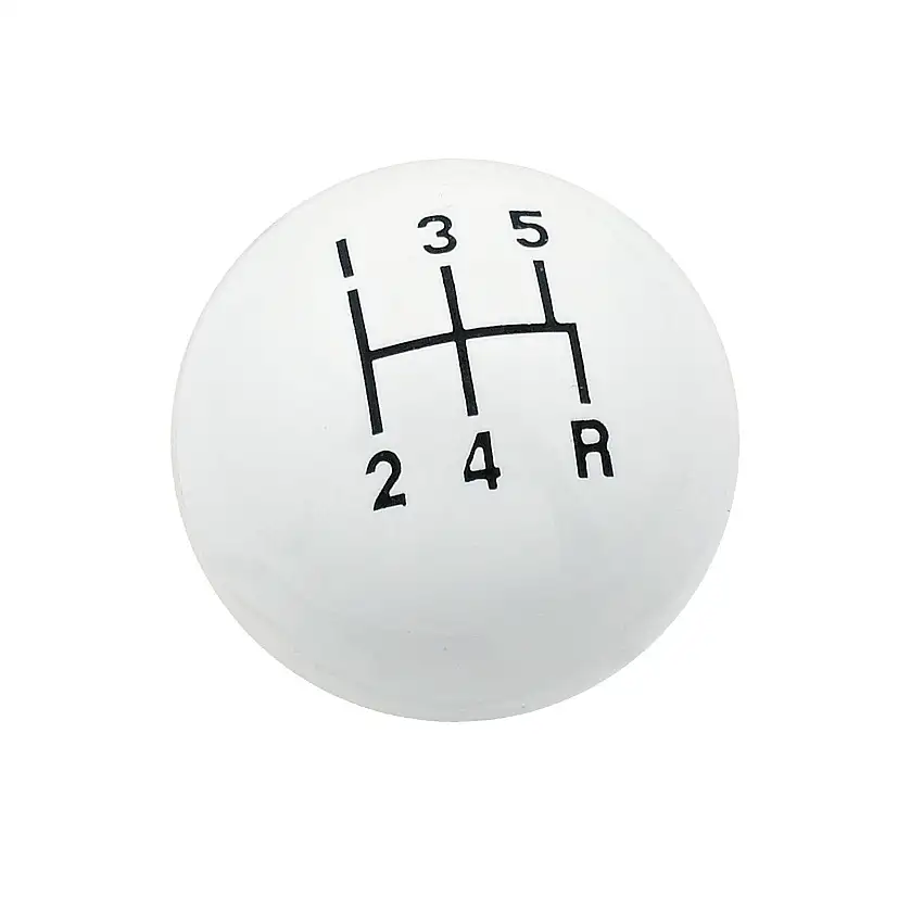Mr. Gasket 9619 Mr. Gasket Shifter Knob - 5-Speed Pattern - White