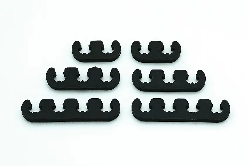Mr. Gasket 9728 Mr. Gasket Wire Separators - Plastic - 7 mm / 8 mm - Black