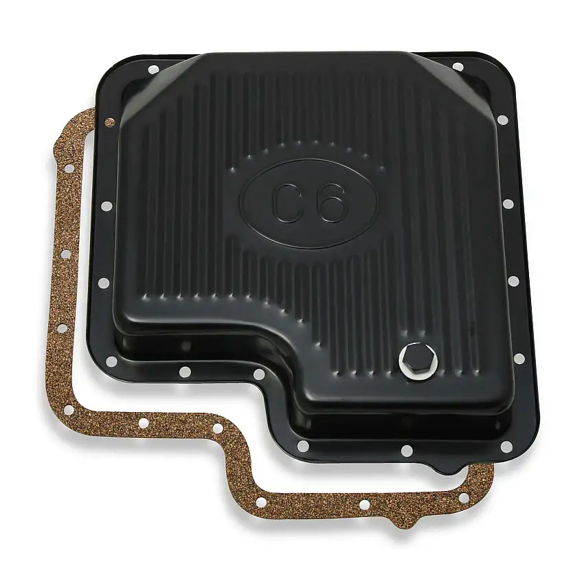 Mr. Gasket 9756BMRG Mr. Gasket Transmission Oil Pan - Black Steel