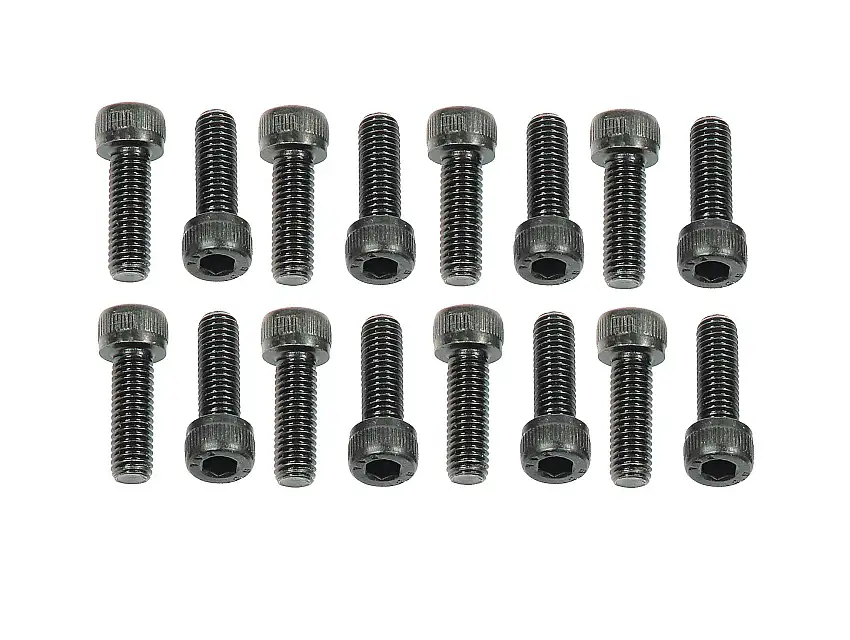 Mr. Gasket 978G Mr. Gasket Header Bolts - M8-1.25 x 25mm Socket Head - Black Oxide