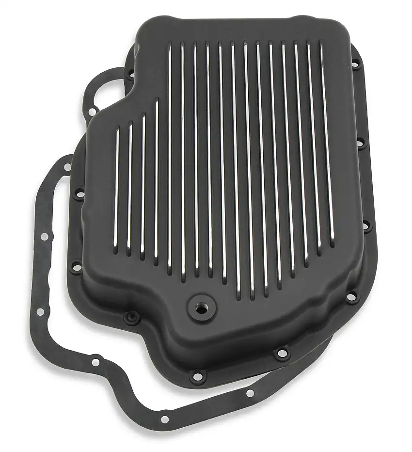 Mr. Gasket 9796BMRG Mr. Gasket Transmission Oil Pan - Black Aluminum