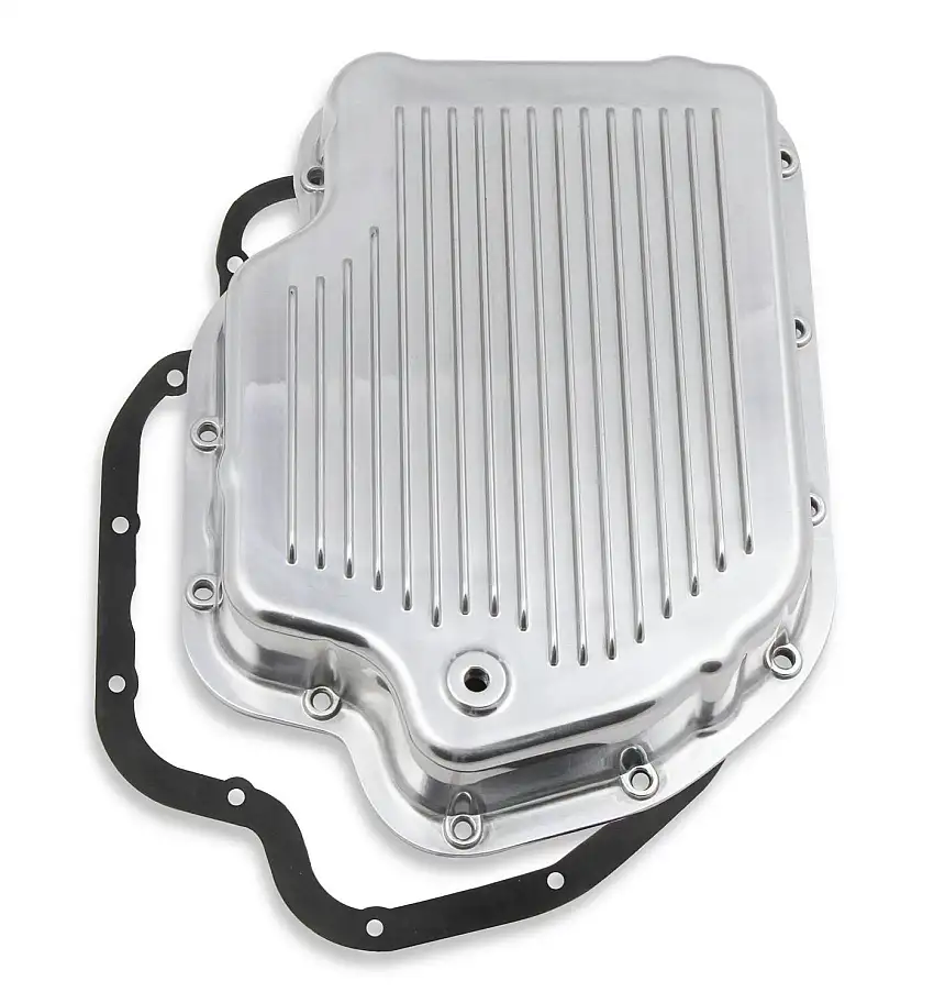 Mr. Gasket 9796PMRG Mr. Gasket Transmission Oil Pan - Polished Aluminum