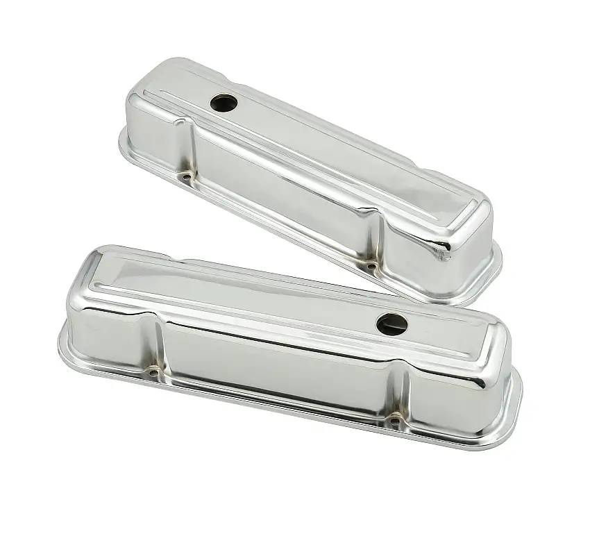 Mr. Gasket 9805 Mr. Gasket Chrome Tall-Style Valve Covers