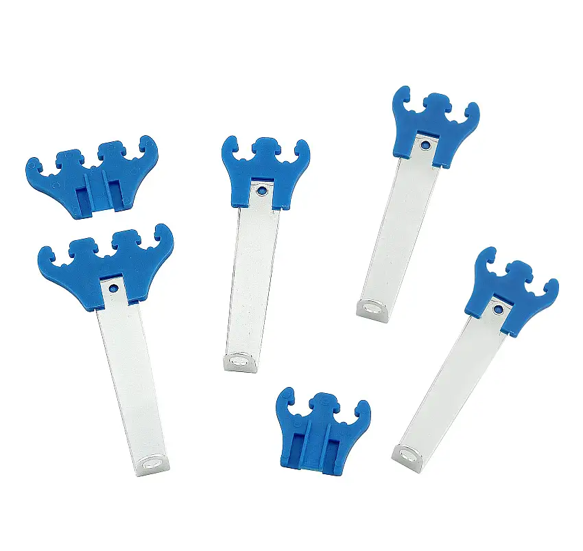Mr. Gasket 9881 Mr. Gasket Standard Wire Loom Kit - Chrome / Blue