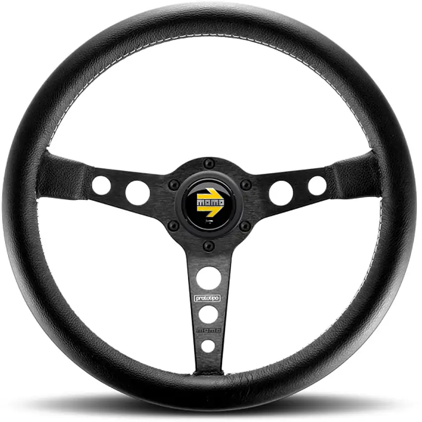 Prototipo Black Steering Wheel by Momo