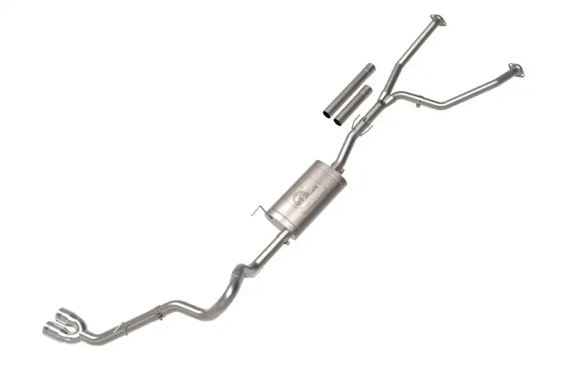 2022-2025 Toyota Tundra aFe Vulcan Series 2-1/2 inch-3 inch 304 Stainless Steel Cat-Back Exhaust System (Polished) | 49-36061-P
