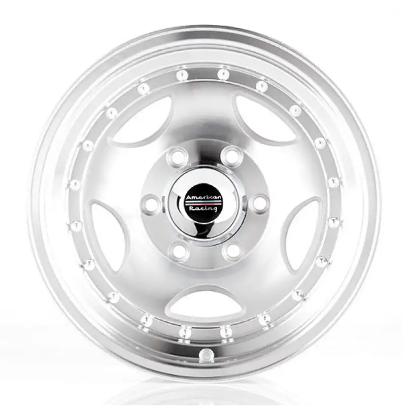American Racing AR235865 - AR-23 - Size 15"x8", Bolt Pattern 5x4.5", Offset (-19mm), Backspacing 3.75" - Machined