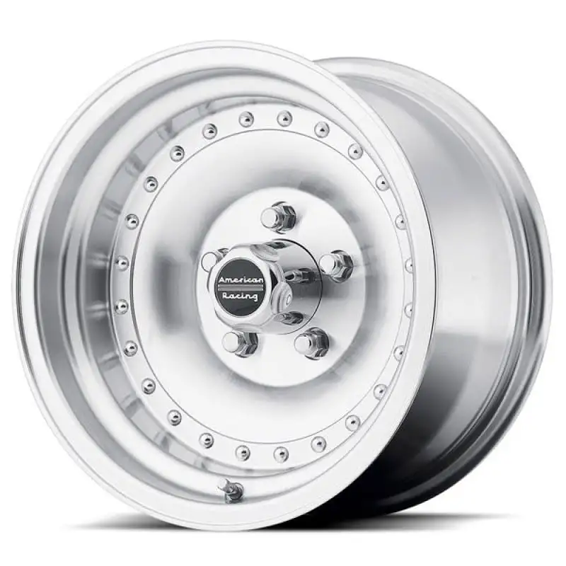 American Racing AR614765 - Outlaw I - Size 14"x7", Bolt Pattern 5x4.5", Offset (0mm), Backspacing 4" - Machined