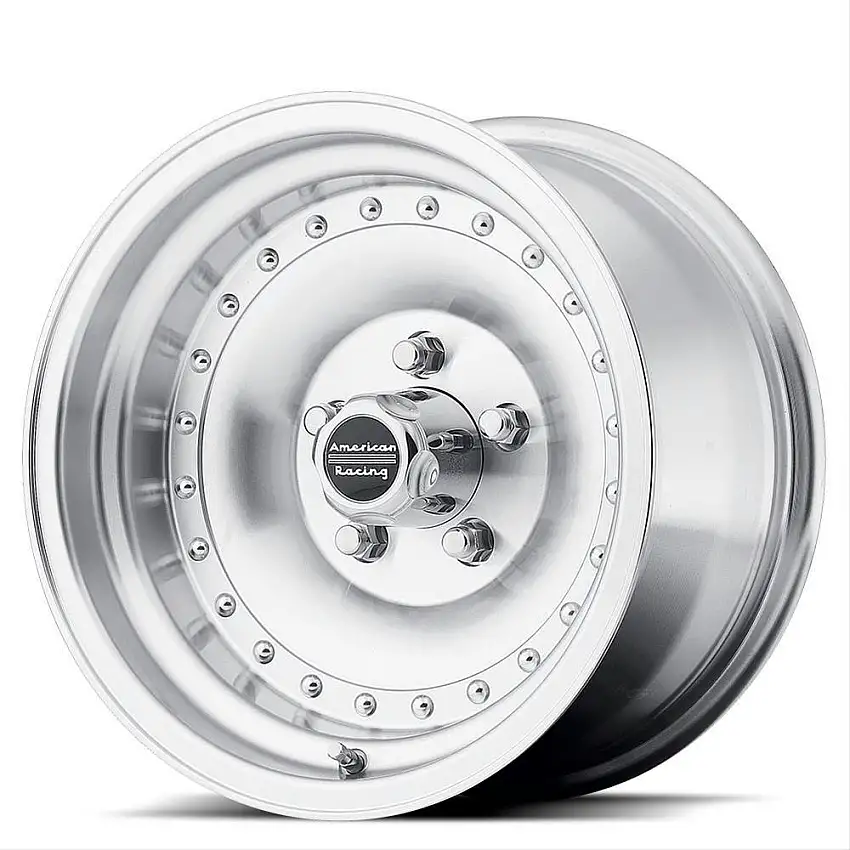 American Racing AR615185 - Outlaw I - Size 15"x10", Offset (-38mm), Backspacing 4" - Machined