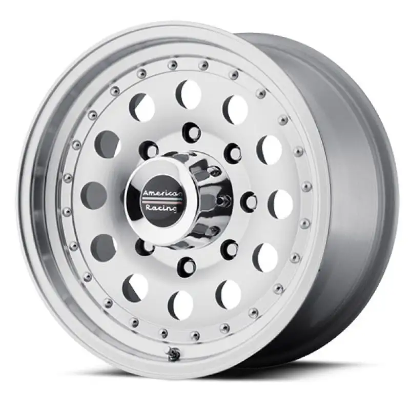 American Racing AR624765 - Outlaw II - Size 14"x7", Bolt Pattern 5x4.5", Offset (0mm), Backspacing 4" - Machined