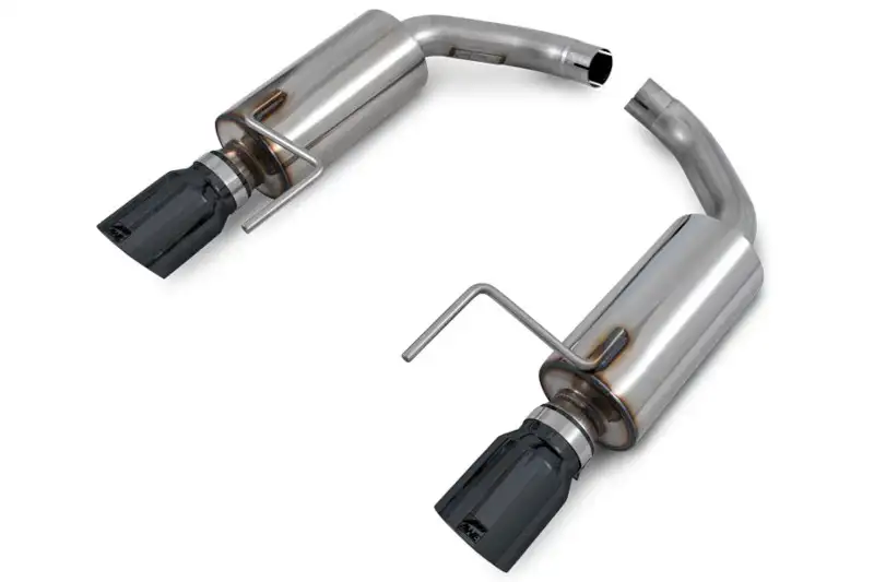 2015-2023 Ford Mustang 2.3L EcoBoost AWE Touring Edition Axle-Back Exhaust (Diamond Black Tips) | 3015-33086