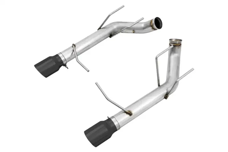2011-2014 Ford Mustang GT 5.0L AWE Track Edition Axle-Back Exhaust (Diamond Black Tips) | 3020-33044