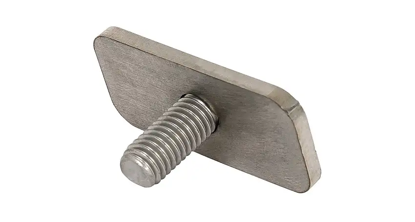 Rhino-Rack B222-BP M8 X 16.5mm (20.6mm x 45mm) Stainless Steel Rectangular T-Bolt (4-Pack)