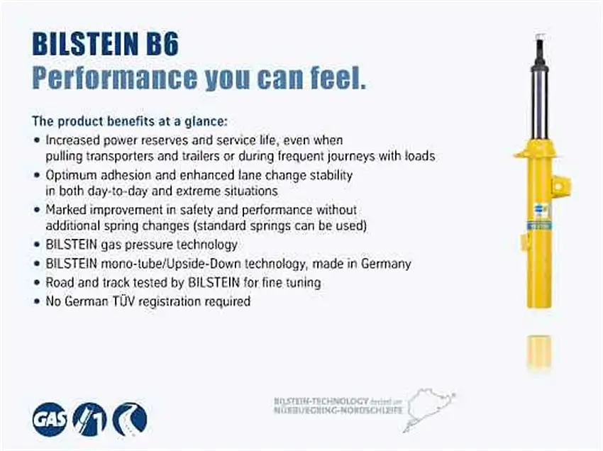 Bilstein K4-BE5-95154M1 B6 4600-Shock Absorber