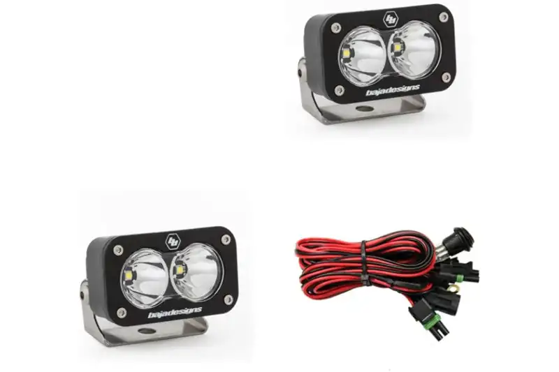Baja Designs Universal S2 SAE Spot LED Lights (Clear) | 237801