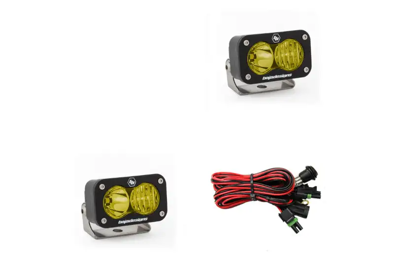 Baja Designs Universal S2 SAE Spot LED Lights (Amber) | 237811