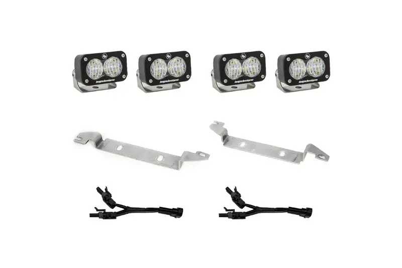 2019-2024 Dodge Ram Rebel/TRX Baja Designs Dual S2 SAE Pocket Fog Light Kit (Clear) | 448164