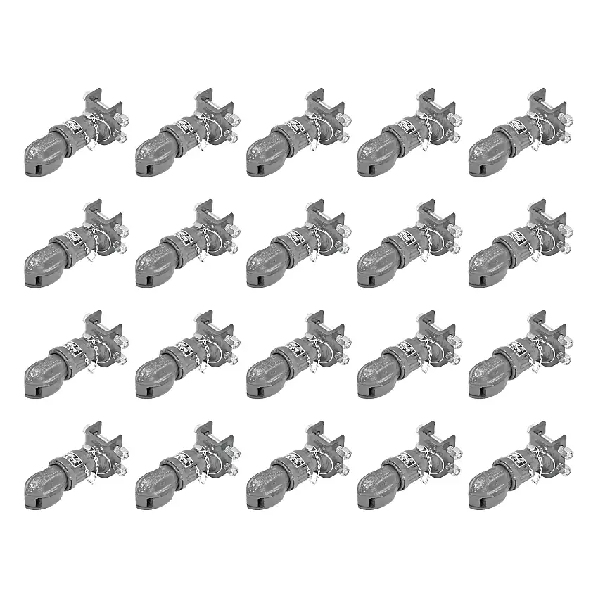 BULLDOG (20-Pack) Collar-Lok Adjustable Coupler, 2-5/16 Inch Diameter, 15,000 lbs. Capacity