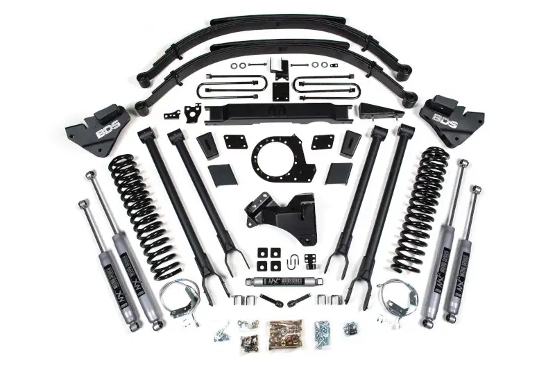 2020-2022 Ford Super Duty BDS 8 inch 4-Link Suspension Lift Kit with NX2 Shocks | 1960H