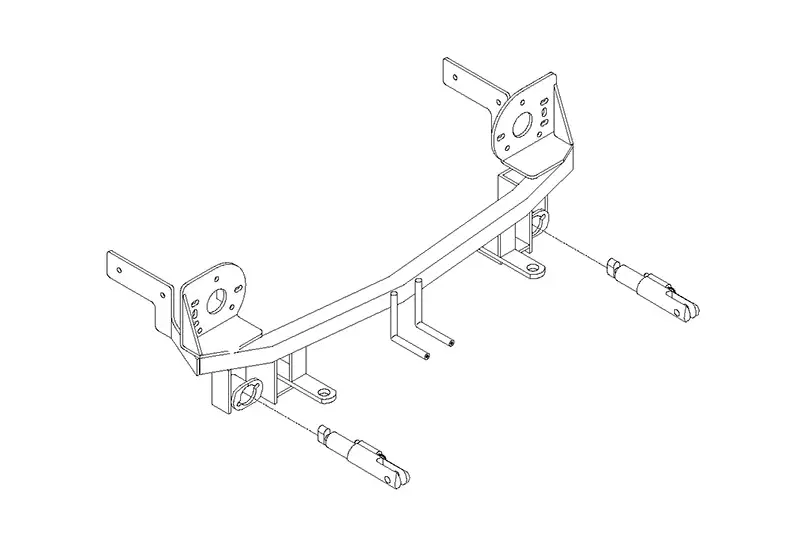 Blue Ox Tow Bar Base Plate Tow Bar FDRWBX1300 BX1300
