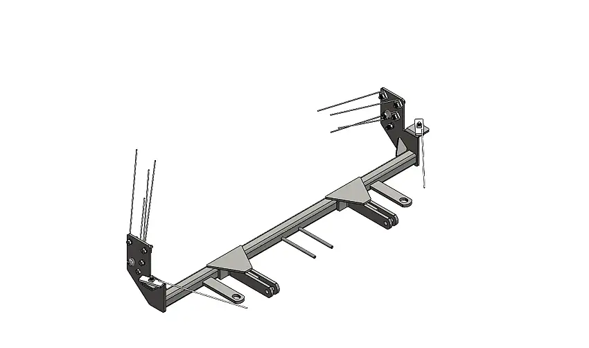 Blue Ox Tow Bar Base Plate Tow Bar BX3755