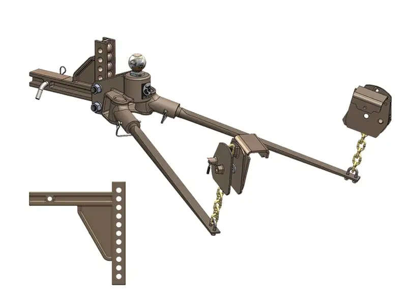 Blue OX BXW1506 SwayPro Weight Distributing System