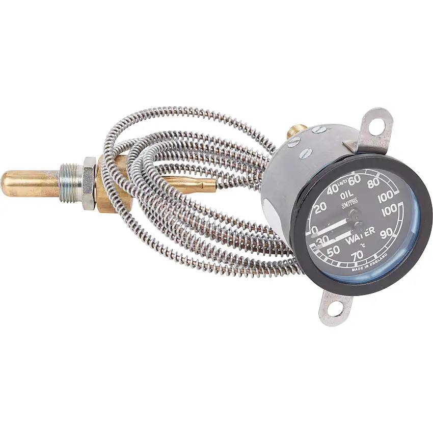 Dual Water Temperature/Oil Pressure Gauge, XK120 & XK140