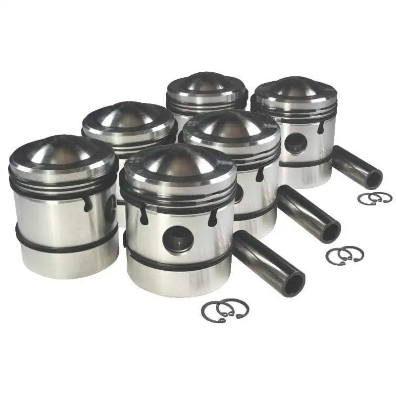 Piston & Ring Set, 9:1, Jag 3.4 Liter