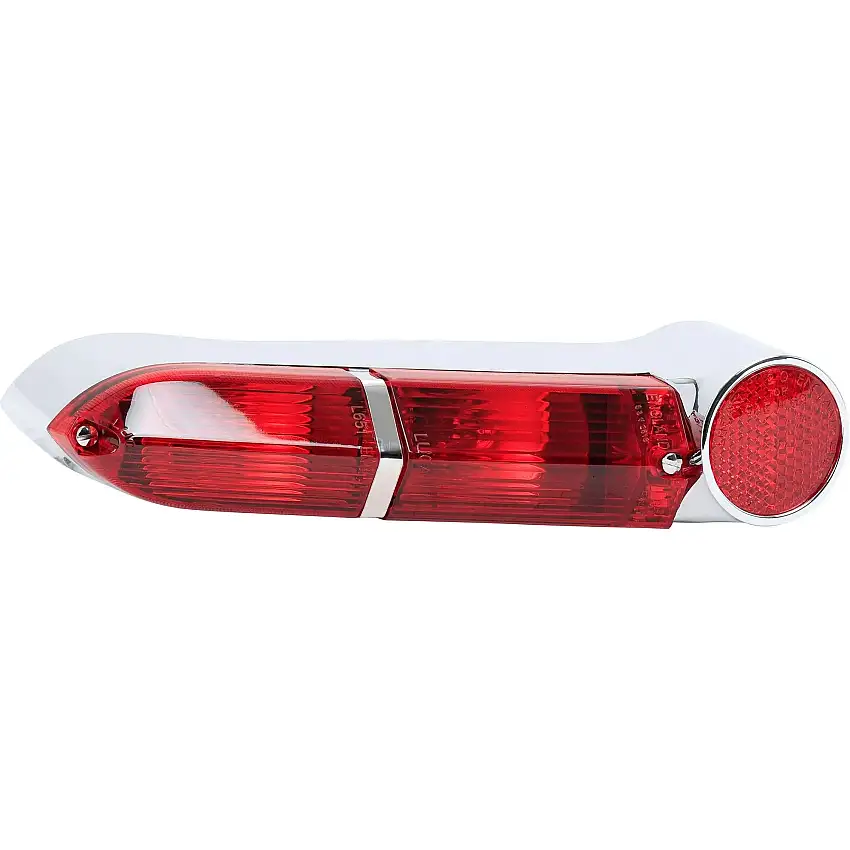 Tail Lamp Assembly, L/H, 2+2, Series 1 and 1.5 E-Type, Red/Red Lens