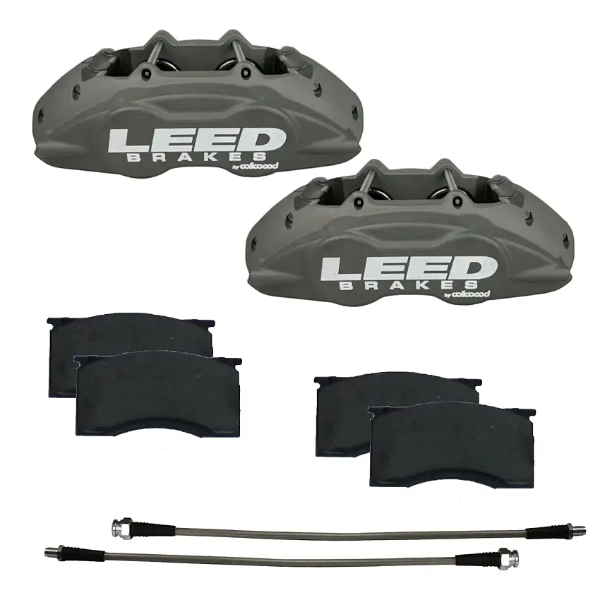 LEED Brakes CC0005 Front Kit with Anodized Calipers