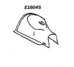 TUNNEL-TRANSMISSION-PRESS MOLDED-WHITE-56-60 (#E16045)