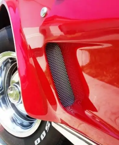 VENT GRILLE-SIDE FENDER-BRIGHT FINISH-MINI MESH-PAIR-73-79 (#E16120)