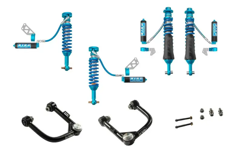2021-2025 Ford Bronco EVO Manufacturing Stage 1 Lift Kit with King 2.5 Coilovers & Compression Adjusters | BR1001S1KA