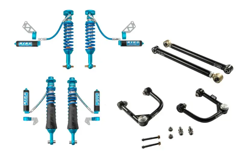2021-2025 Ford Bronco EVO Manufacturing Stage 2 Lift Kit with King 2.5 Coilovers & Compression Adjusters | BR1001S2KA