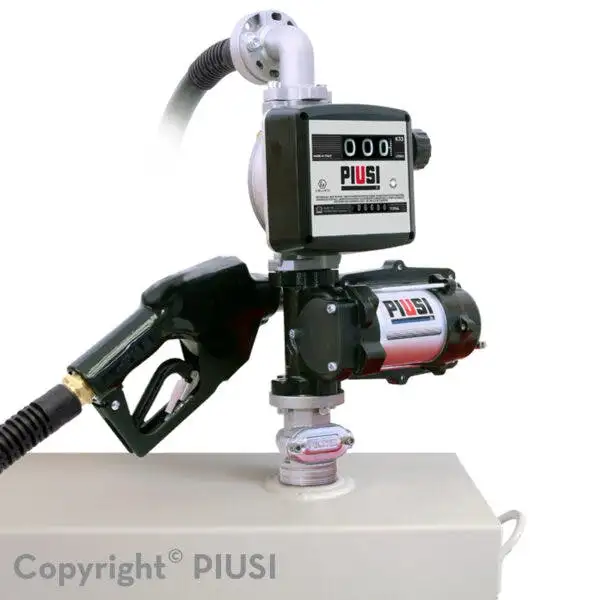 Piusi USA F0037251D EX50 12V 15GPM UL Fuel Pump Basic+ Kit (Auto Nozzle)