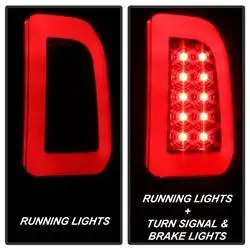 Spyder Auto Version 3 Light Bar LED Tail Lights - Black Smoke 5084248