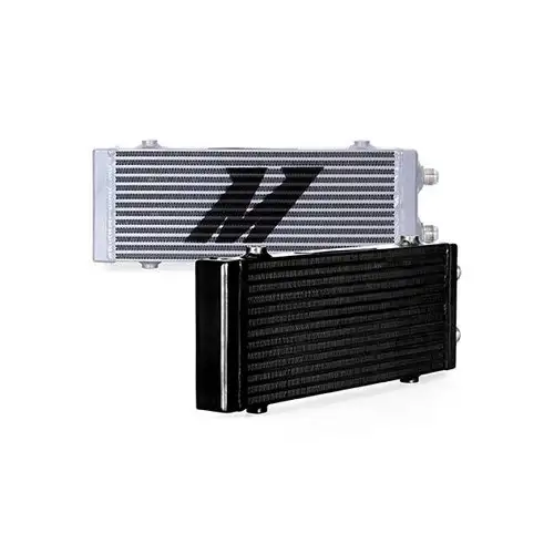 Mishimoto Universal Dual Pass Bar & Plate Oil Cooler, Medium MMOC-DP-MBK