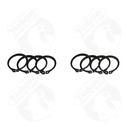 4 Full Circle Snap Rings Fits 733X U-Joint With Aftermarket Axle Yukon Gear & Axle YP SJ-733X-502