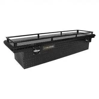 CamLocker S67LPRLMB 67" Crossover Tool Box - Low Profile Lid - with Rail - Matte Black