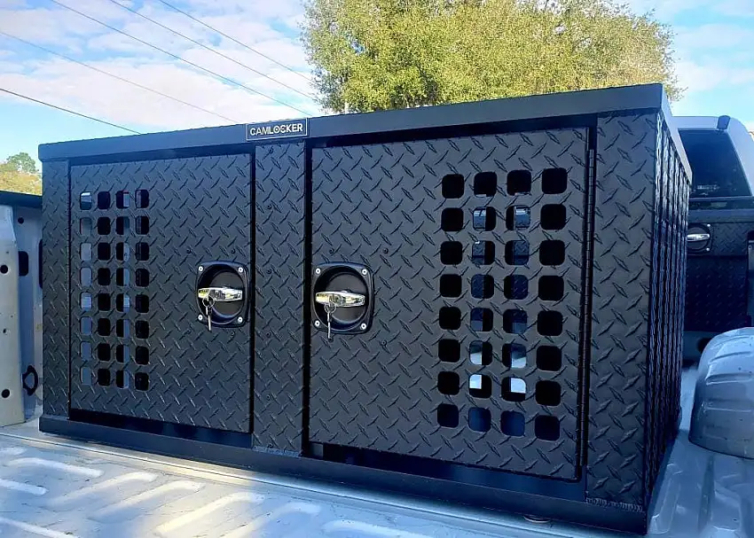 CamLocker DB36X36MB 36" x 36" Dog Collar Box - Matte Black