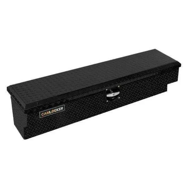 CamLocker SMB48LPMB 48" Side Mount Truck Tool Box - Low Profile Lid - Matte Black