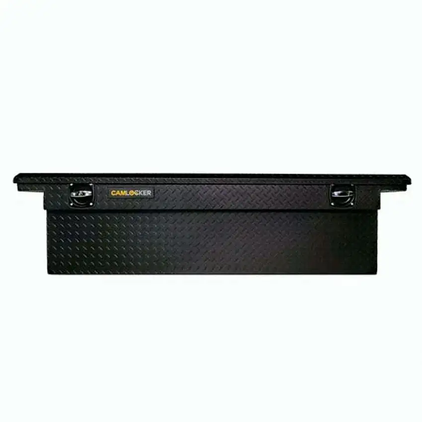 CamLocker KSL71LPUNMB 71" King Size SlimLine Box - Low Profile Lid - Universal Notch - Matte Black