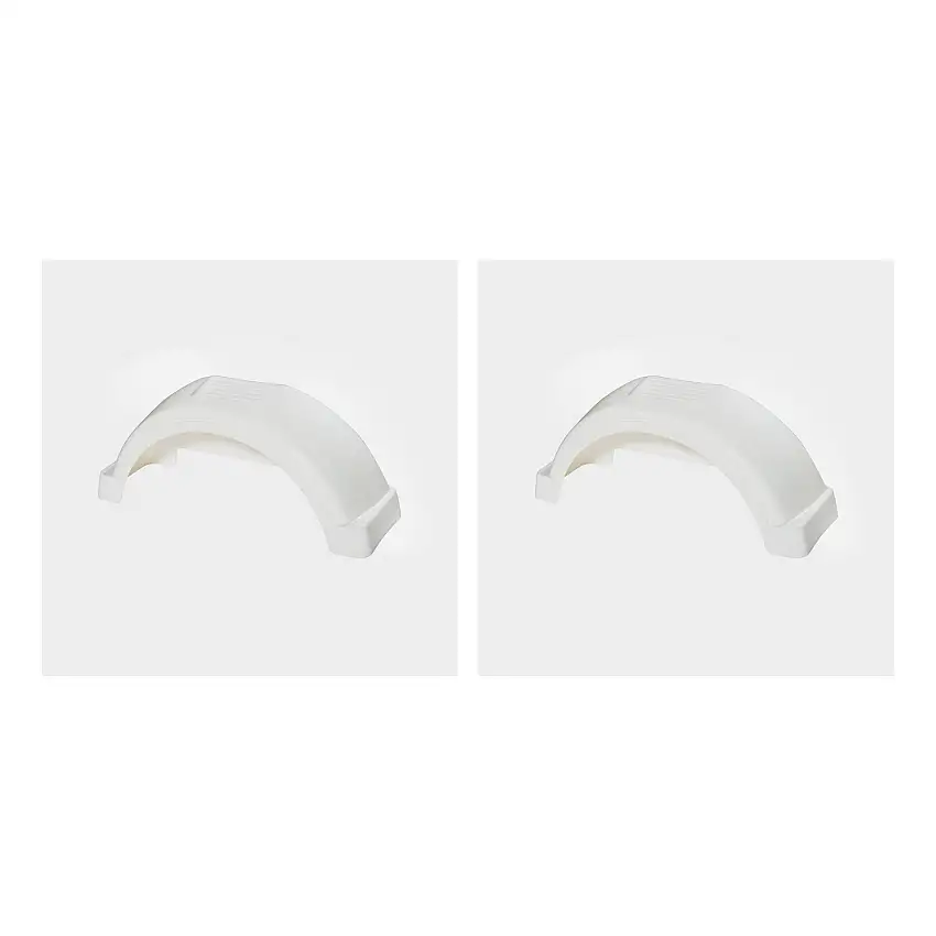 Fulton (2-Pack) Trailer Fender, 12 Inch Tire Size, White