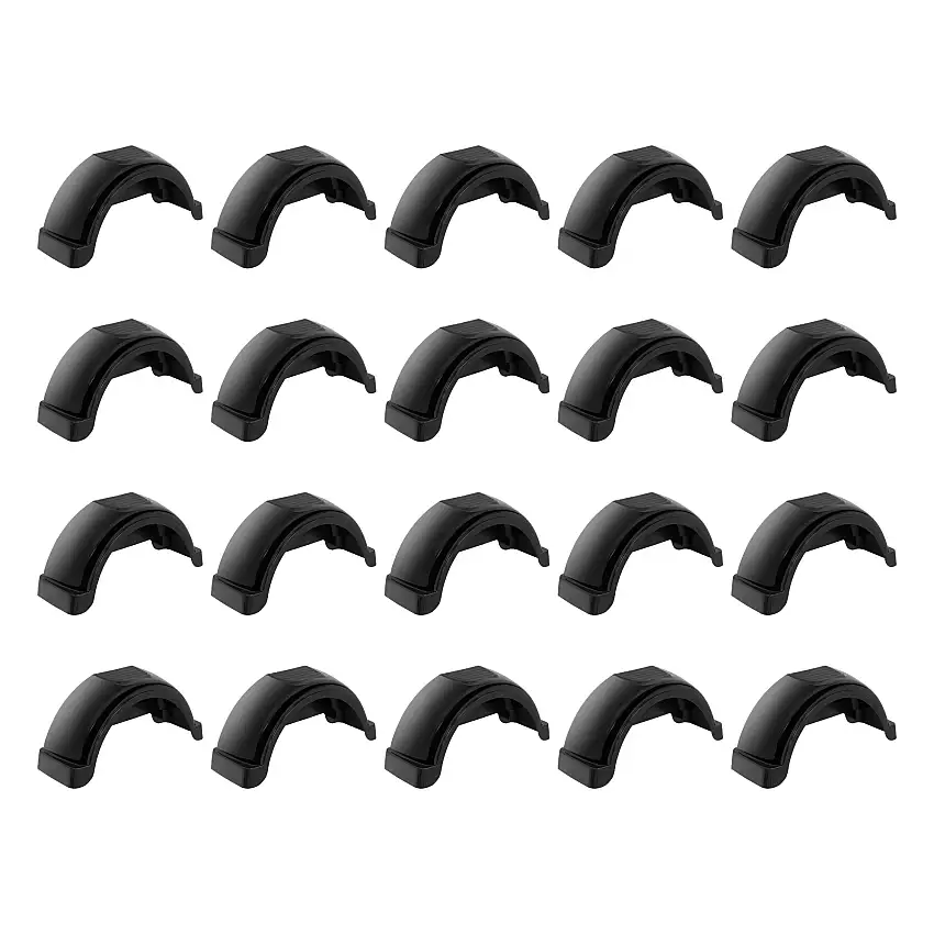 Fulton (20-Pack) Trailer Fender, 13 Inch Tire Size, Black